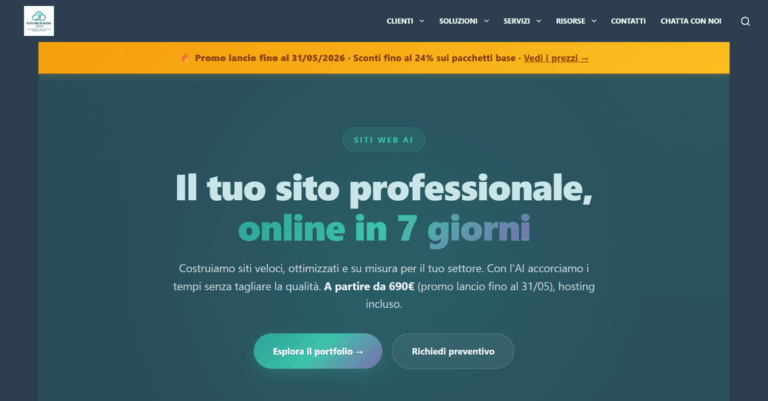 5.000 EUR per un sito web nel 2026 è come pagare per un fax. Ti spiego perché.